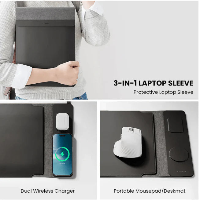 Wiresless Charging 4 in 1  Laptop Sleeve