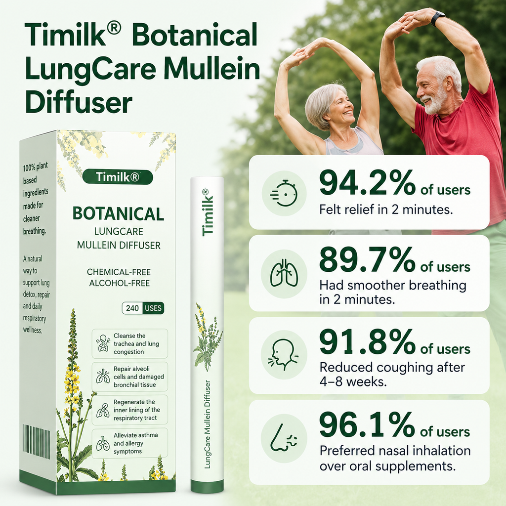 Mullein Herbal Diffuser Pen - Non Electric with Natural Extract - for Lung Cleansing and Respiratory Comfort