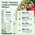 Mullein Herbal Diffuser Pen - Non Electric with Natural Extract - for Lung Cleansing and Respiratory Comfort
