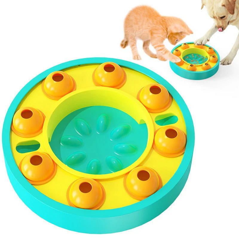 Dog Pets Puzzle Toys Slow Feeder Interactive Increase Puppy IQ Food Dispenser Slowly Eating NonSlip Bowl Pet Dogs Training Game Pet Supplies