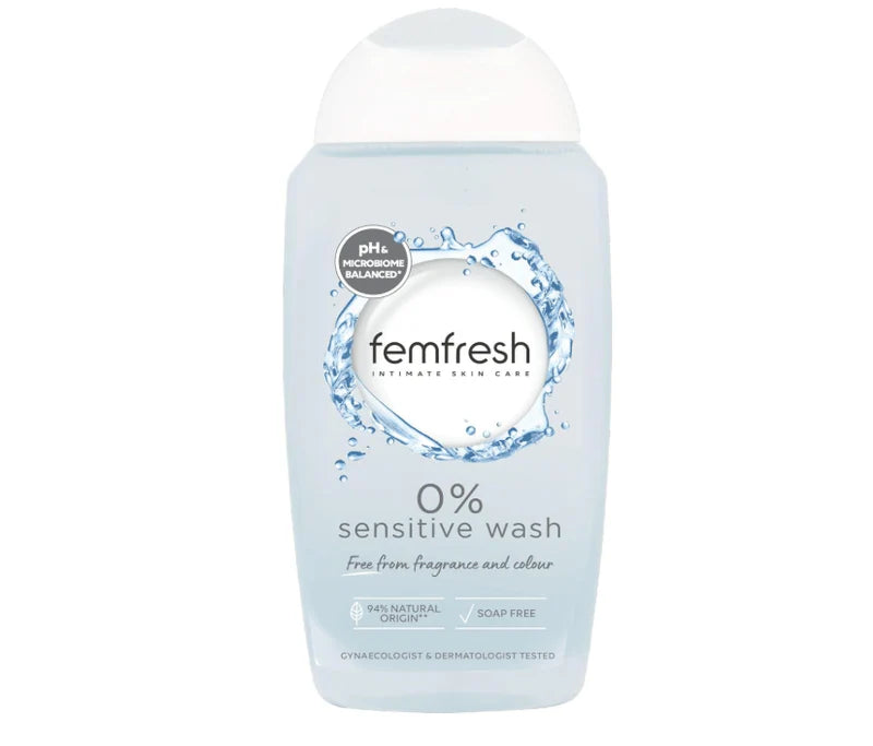 Femfresh 0% Sensitive Intimate Wash – Fragrance & Colour Free