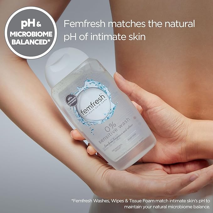 Femfresh 0% Sensitive Intimate Wash – Fragrance & Colour Free