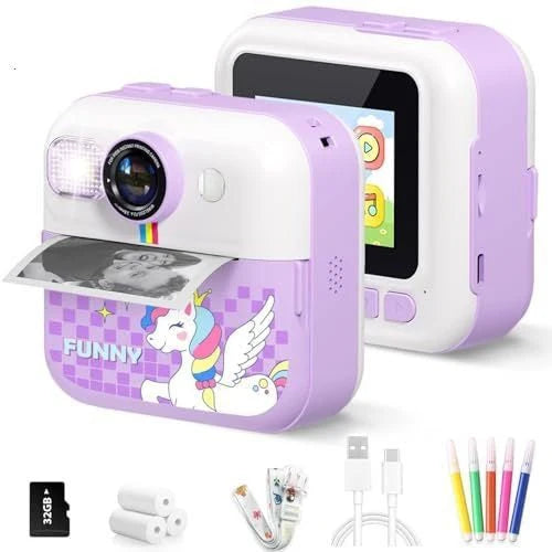 Instant Kids Printing Camera