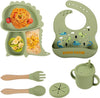 Kidilo Baby Feeding Set – Silicone Dining Set (Multiple Pieces)