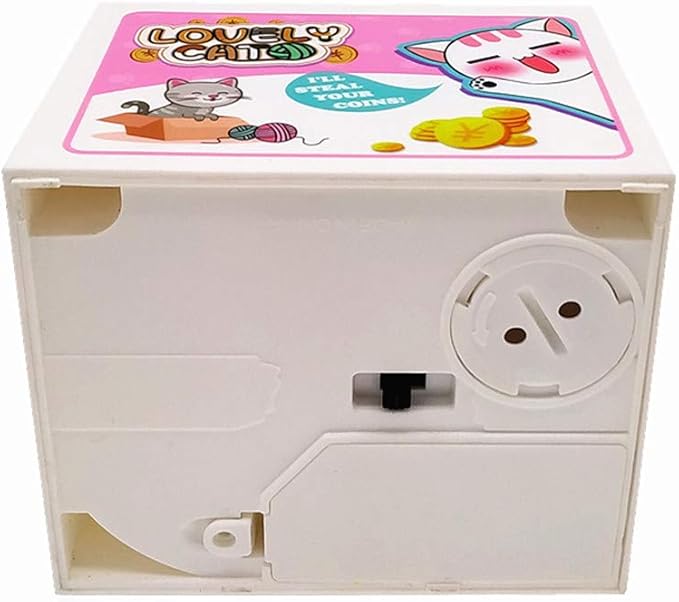 Steal Money Cat – Saving Money Box – A fun, interactive coin bank where a cute cat pops out to "steal" your coins, making saving money exciting for kids and adults alike.