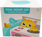 Steal Money Cat – Saving Money Box – A fun, interactive coin bank where a cute cat pops out to "steal" your coins, making saving money exciting for kids and adults alike.