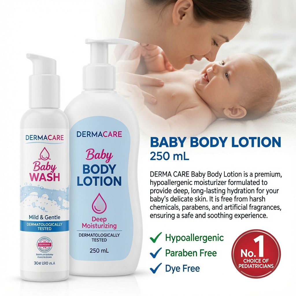 Cermacare Baby Body Lotion with Organic Edelweiss Extract